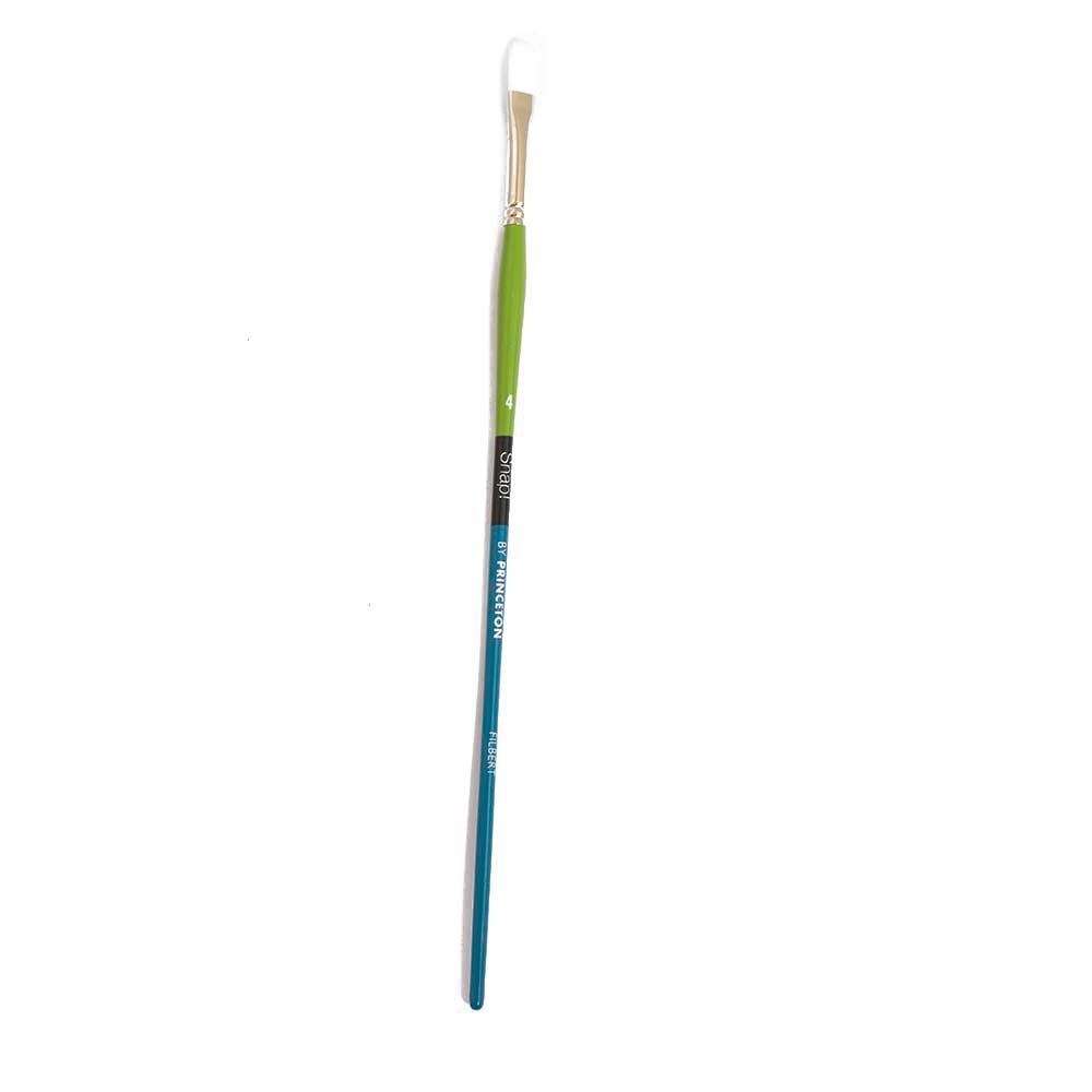 Princeton, White, Brush, Art & School, Snap White Taklon Filbert, 4, 402222